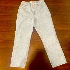 Abercrombie & Fitch Curve Love 90s Straight Ultra High Rise Jeans
